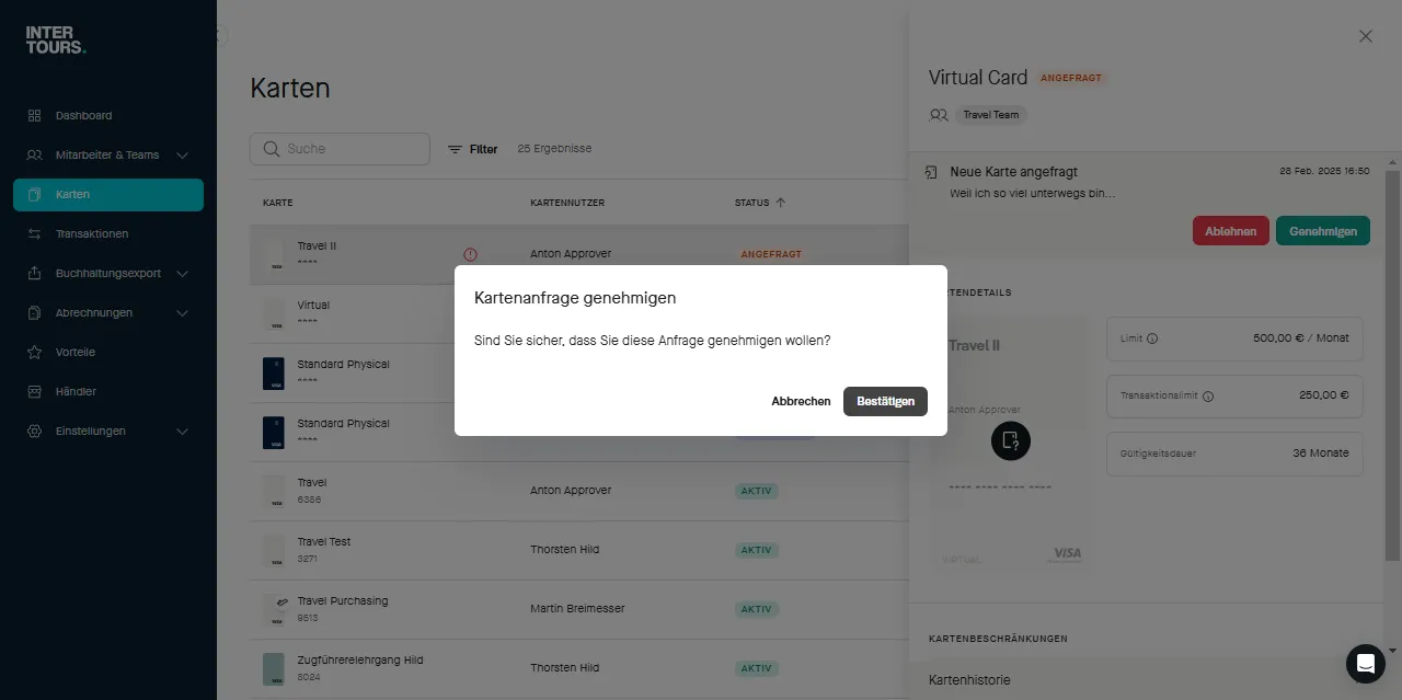  Pay Kartendaten erhalten