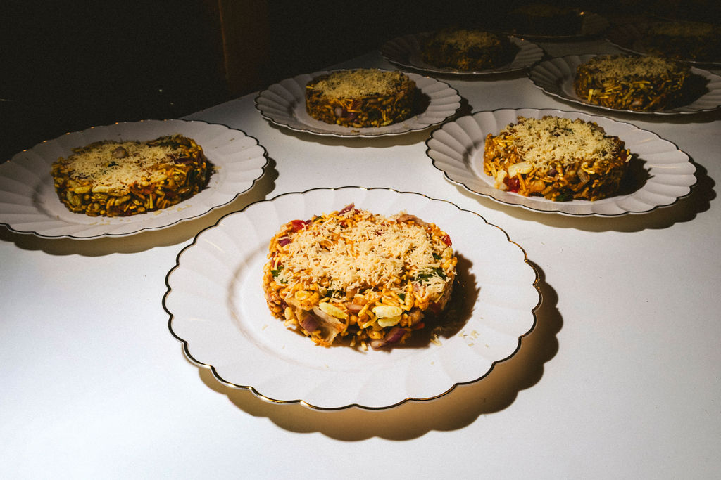 image of gourmet appetizers(for a modern restaurant)