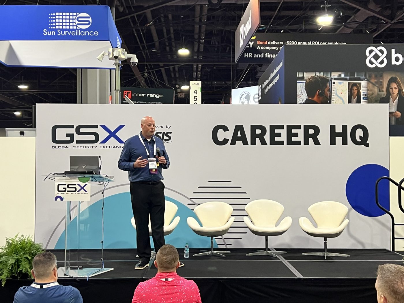 Terry on stage at GSX 2026
