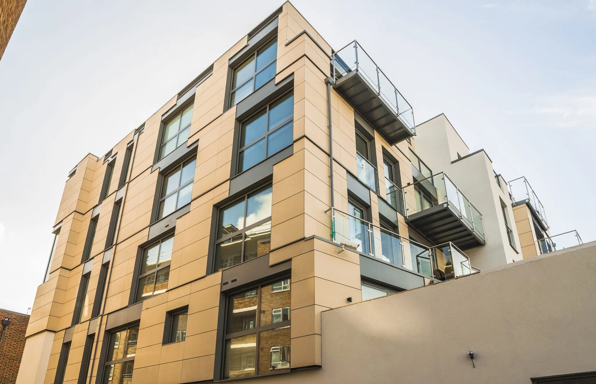 image of corporate office building (for a green tech/cleantech company)