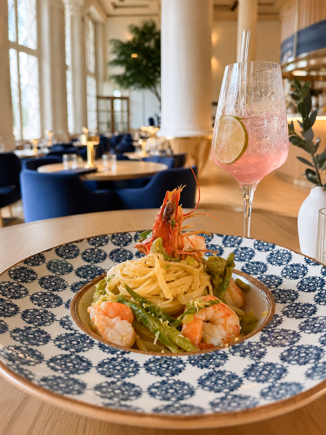 Pasta mit Gambas