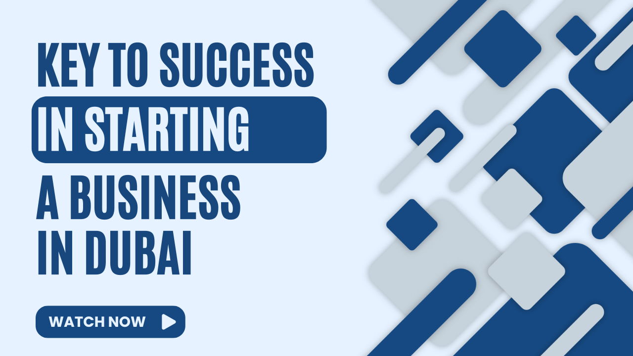 Dark, modern thumbnail featuring Dubai’s skyline and bold text about separating business ideas from profitable ventures, emphasizing strategy over hustle culture