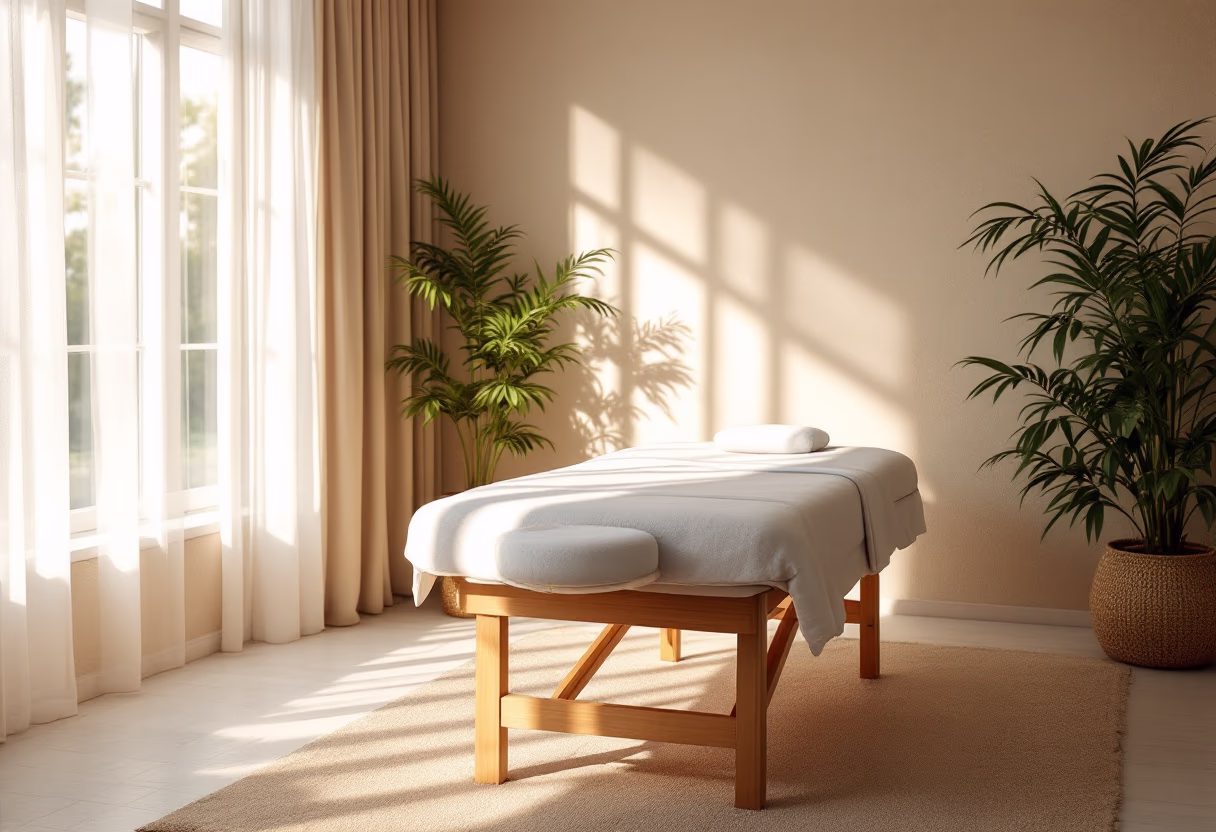 image of massage therapy room
