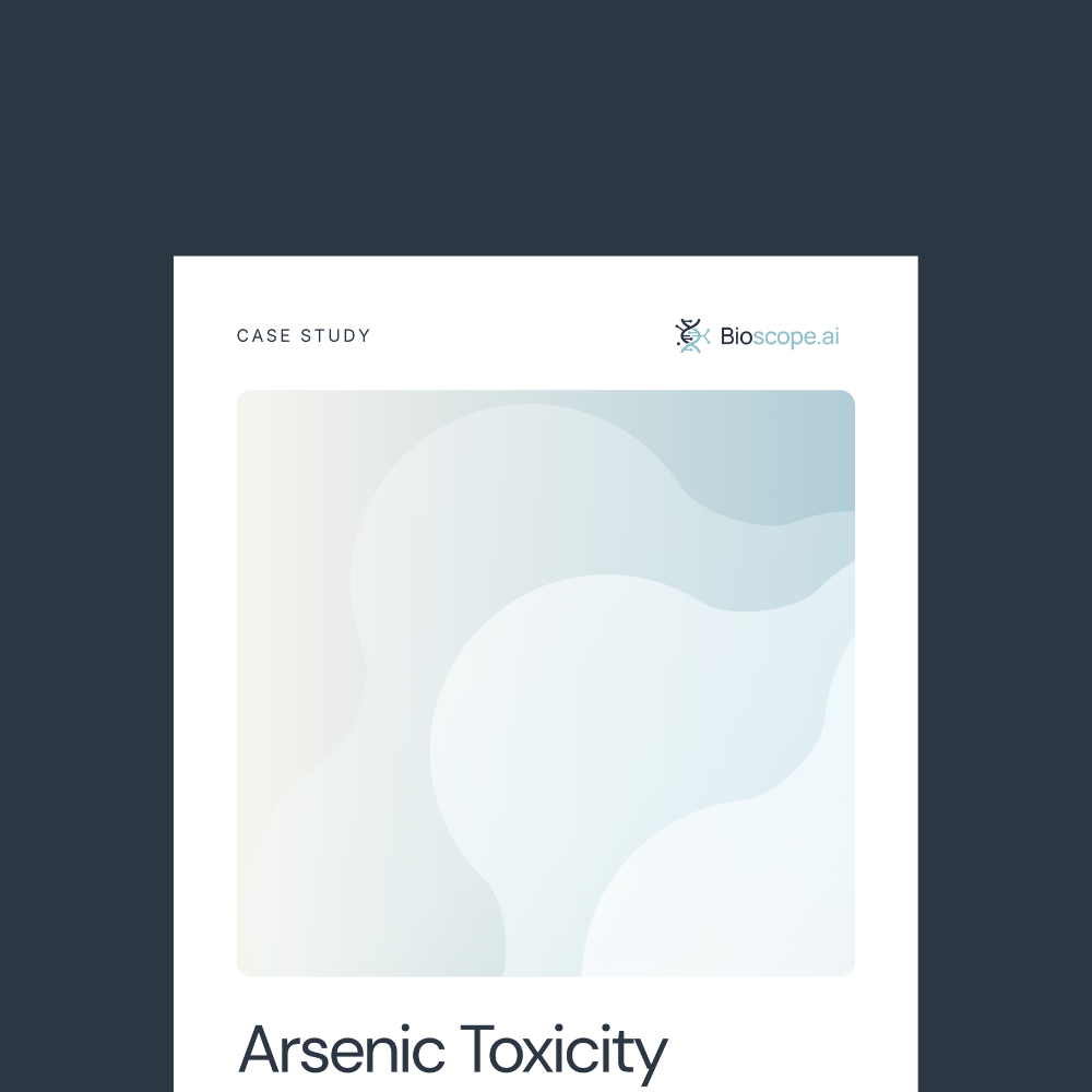 Arsenic case study by Bioscope.ai