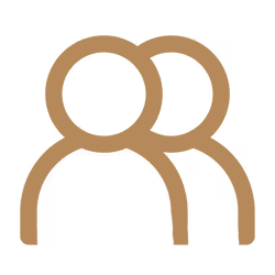 Menschen‑Icon – Symbol für kleine, konstante Reconnect Gruppe mit echten Begegnungen