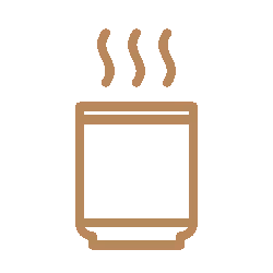 Icon Kakaotasse – Symbol für zeremonielle Kakao‑Rituale im Reconnect Gruppenangebot“