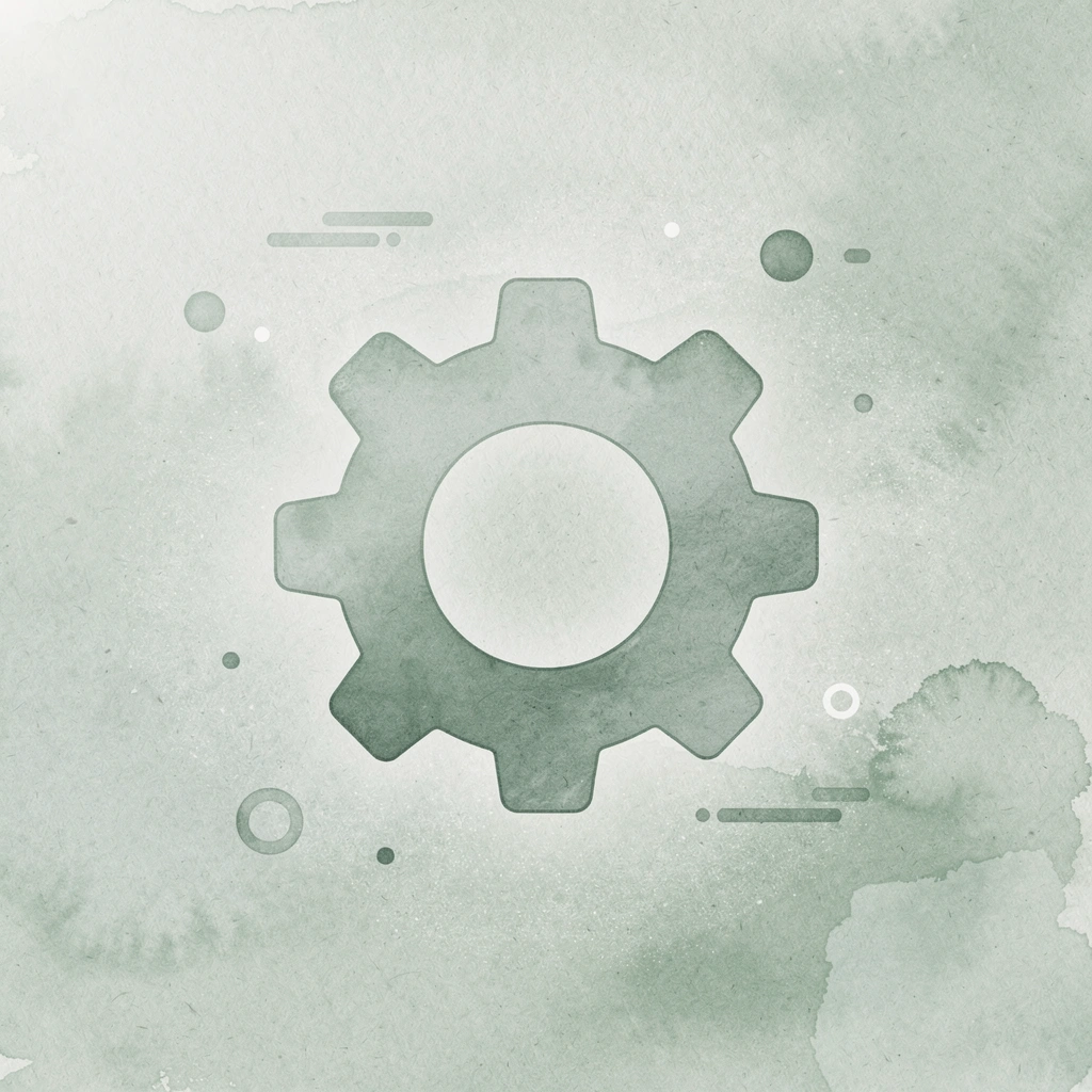 Gear icon representing operational infrastructure systems