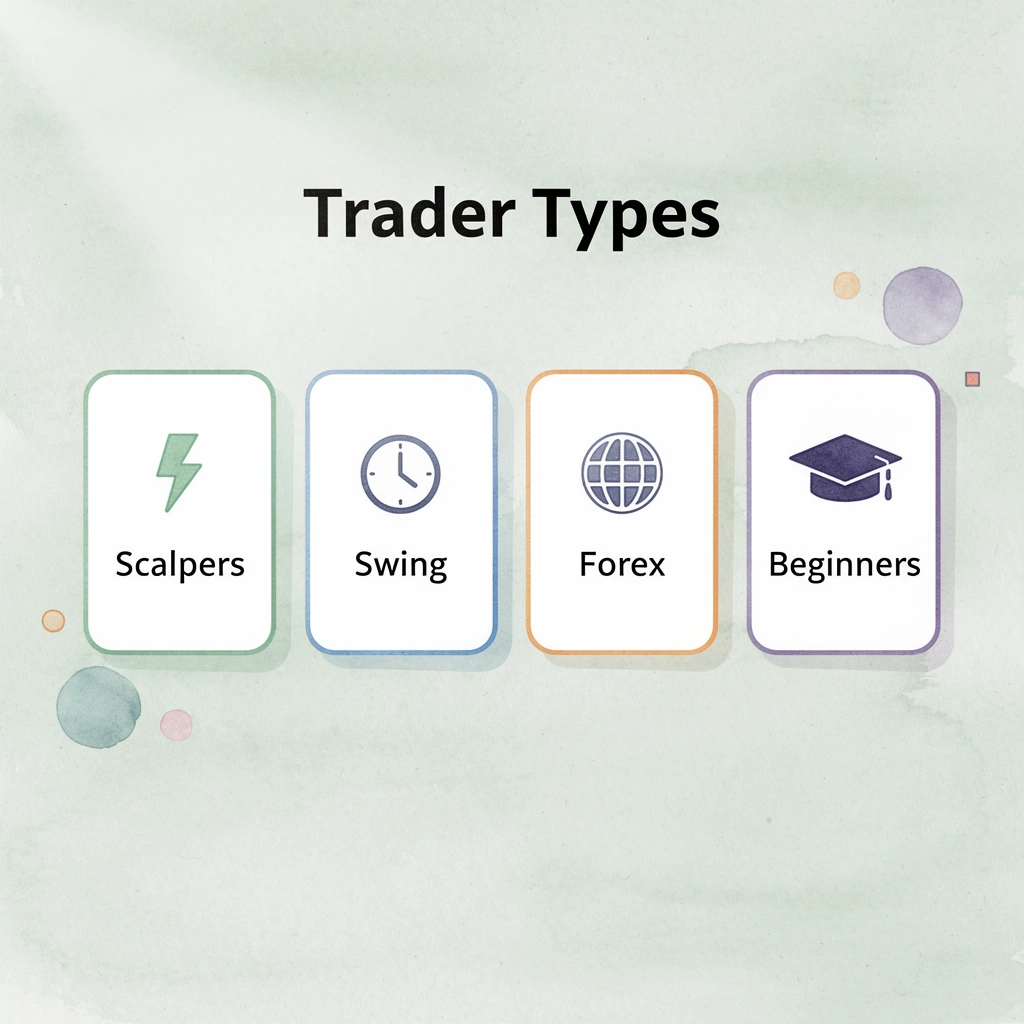 Four types of traders served by different proprietary trading firms