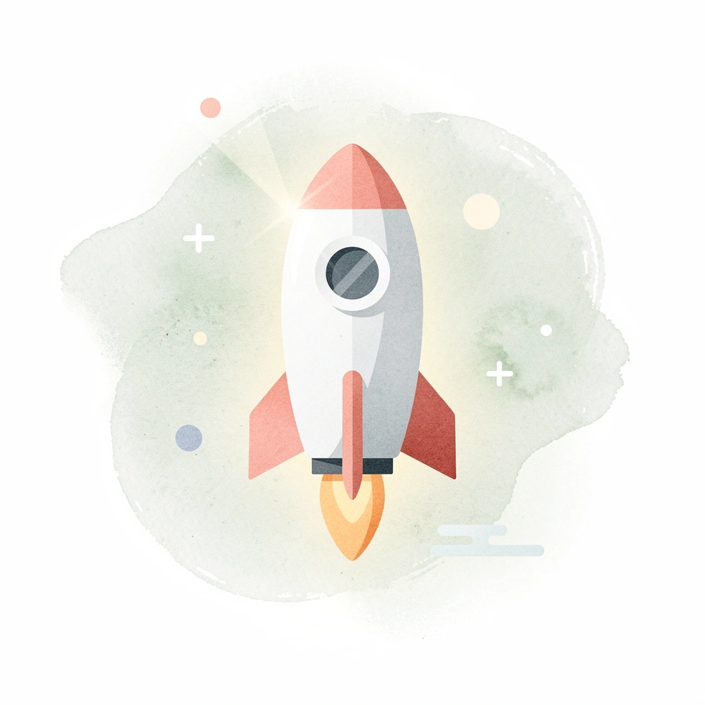 Rocket icon representing prop firm launch