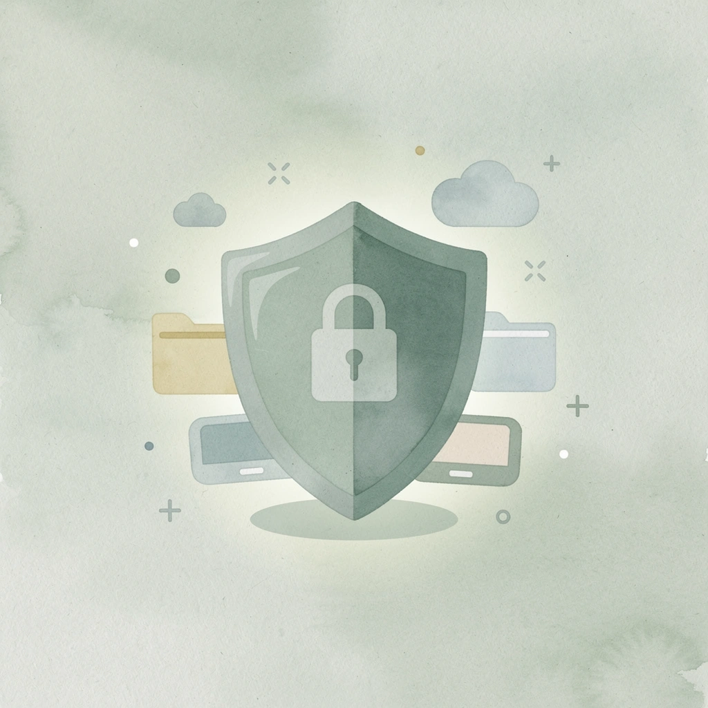 Shield protecting system infrastructure representing operational stability