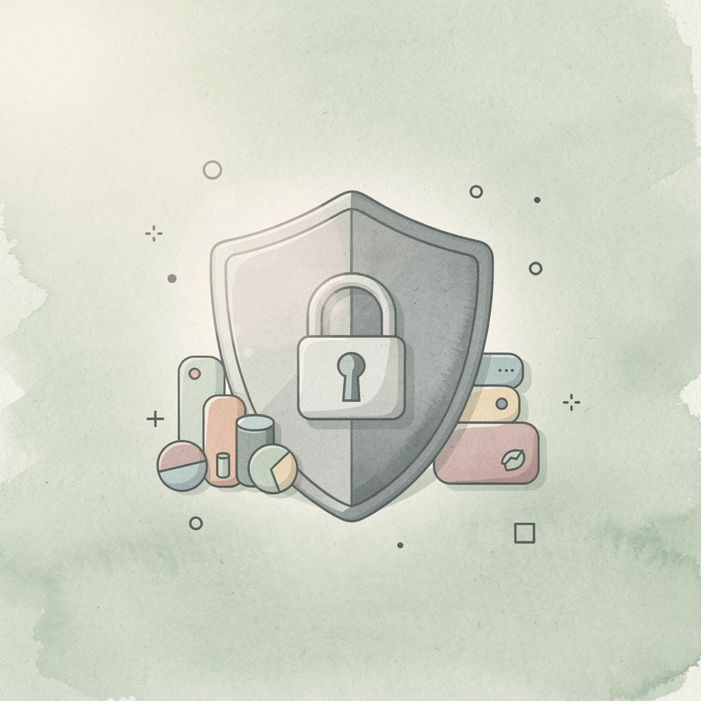 Shield protecting financial systems representing capital infrastructure security