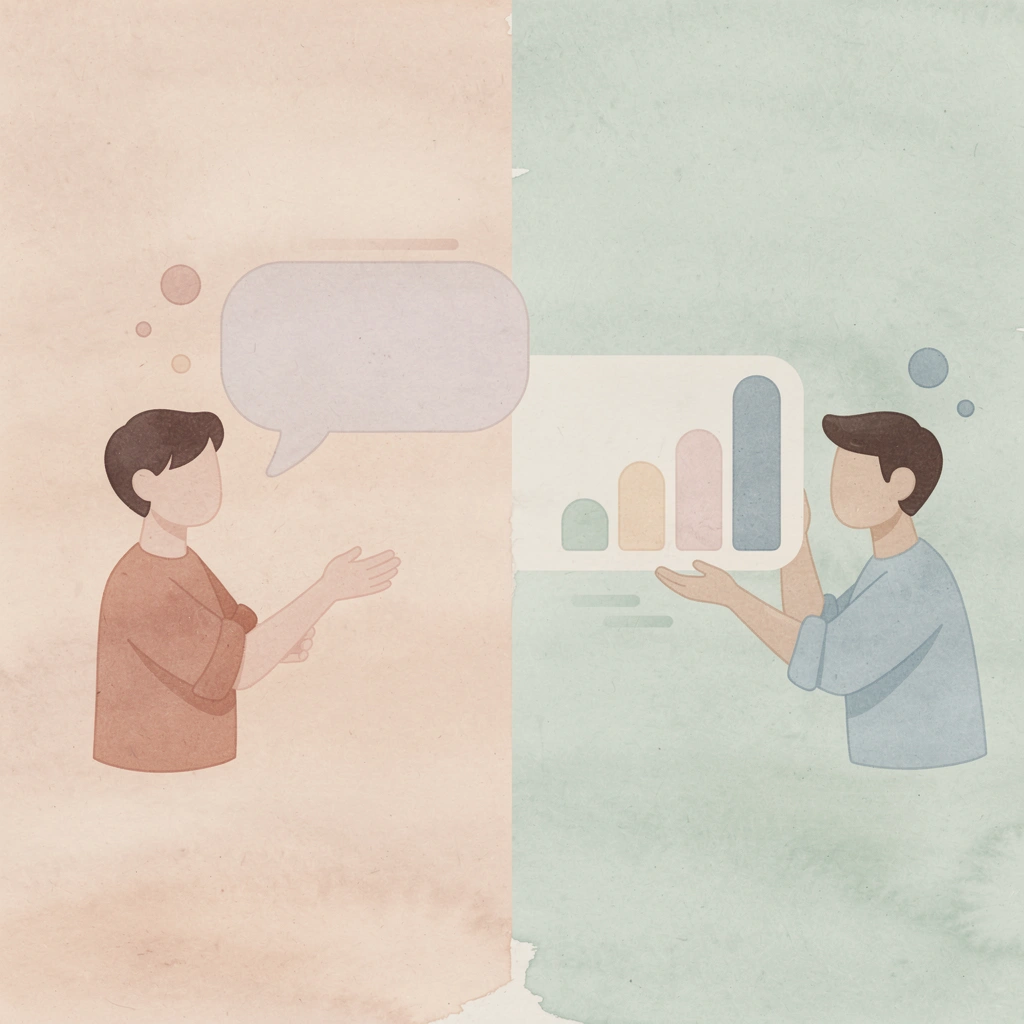 Split scene illustration showing contrasting business models between traditional sportsbooks and sports prop firms