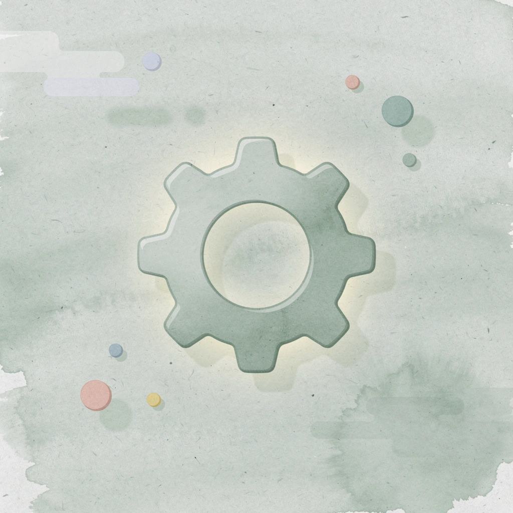 Gear icon representing infrastructure systems