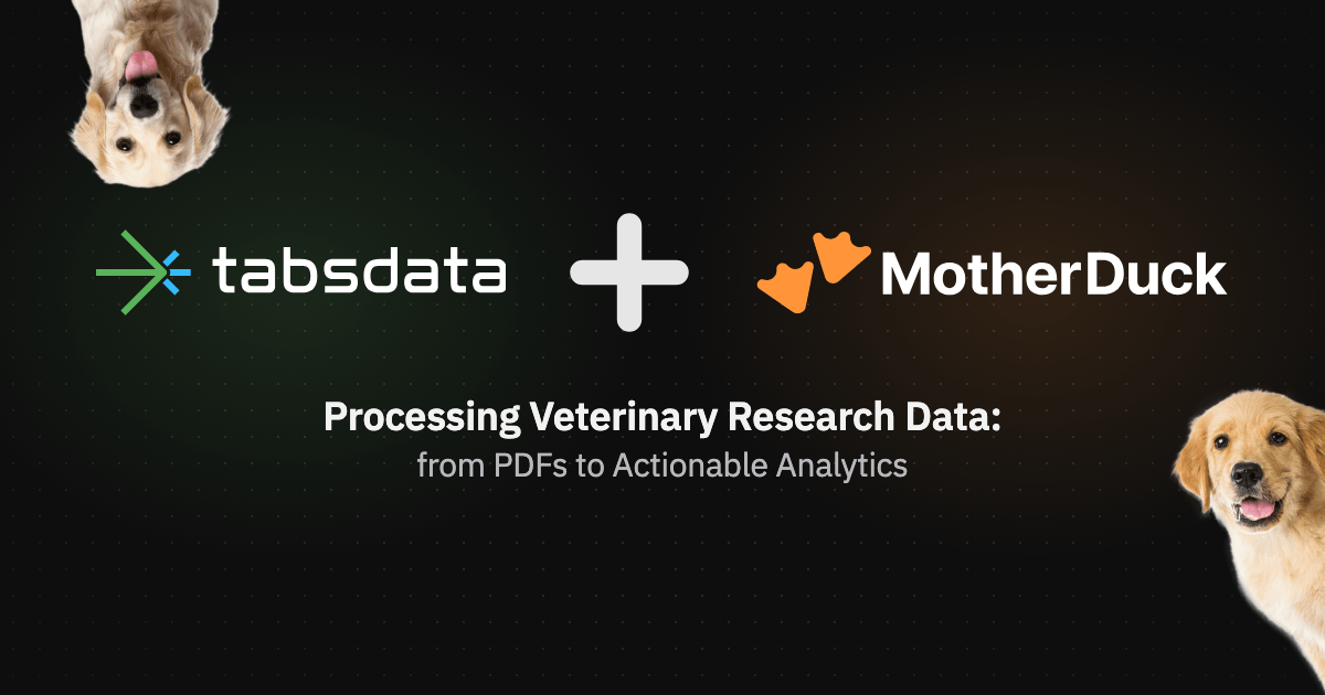 Processing Veterinary Data: From PDFs to Actionable Analytics