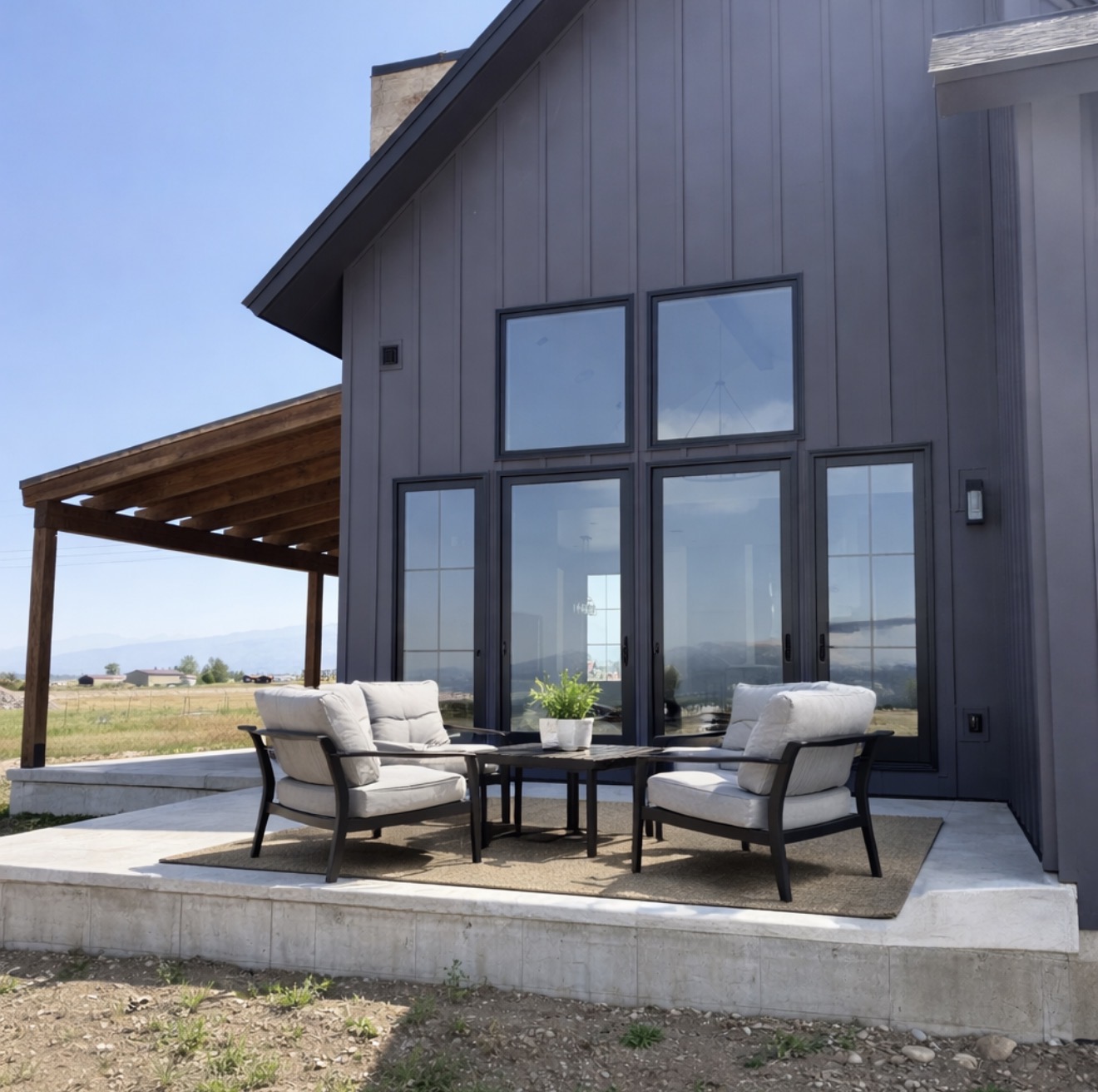 Great room patio and exterior gathering space