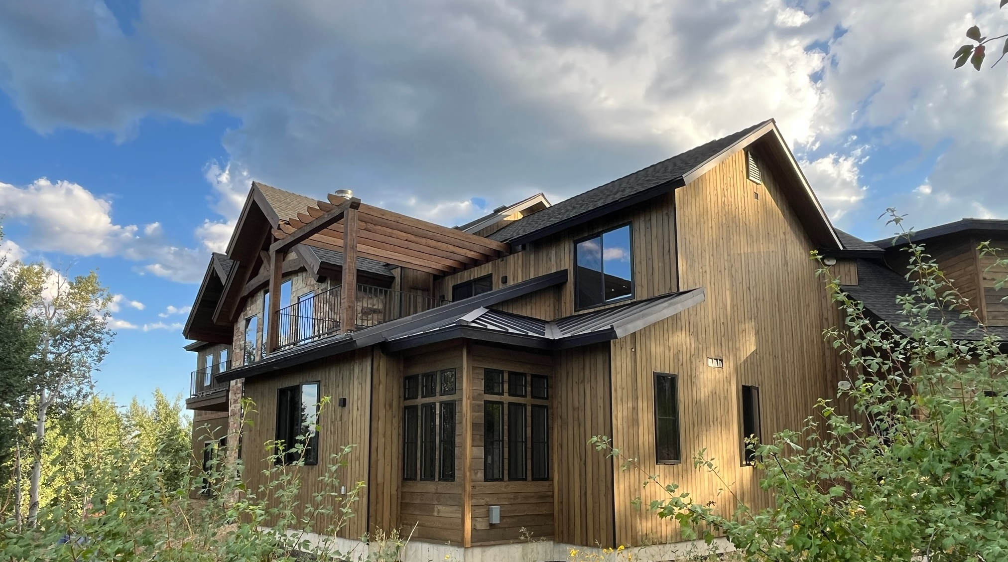 Hearthstone, northeast exterior at the kitchen