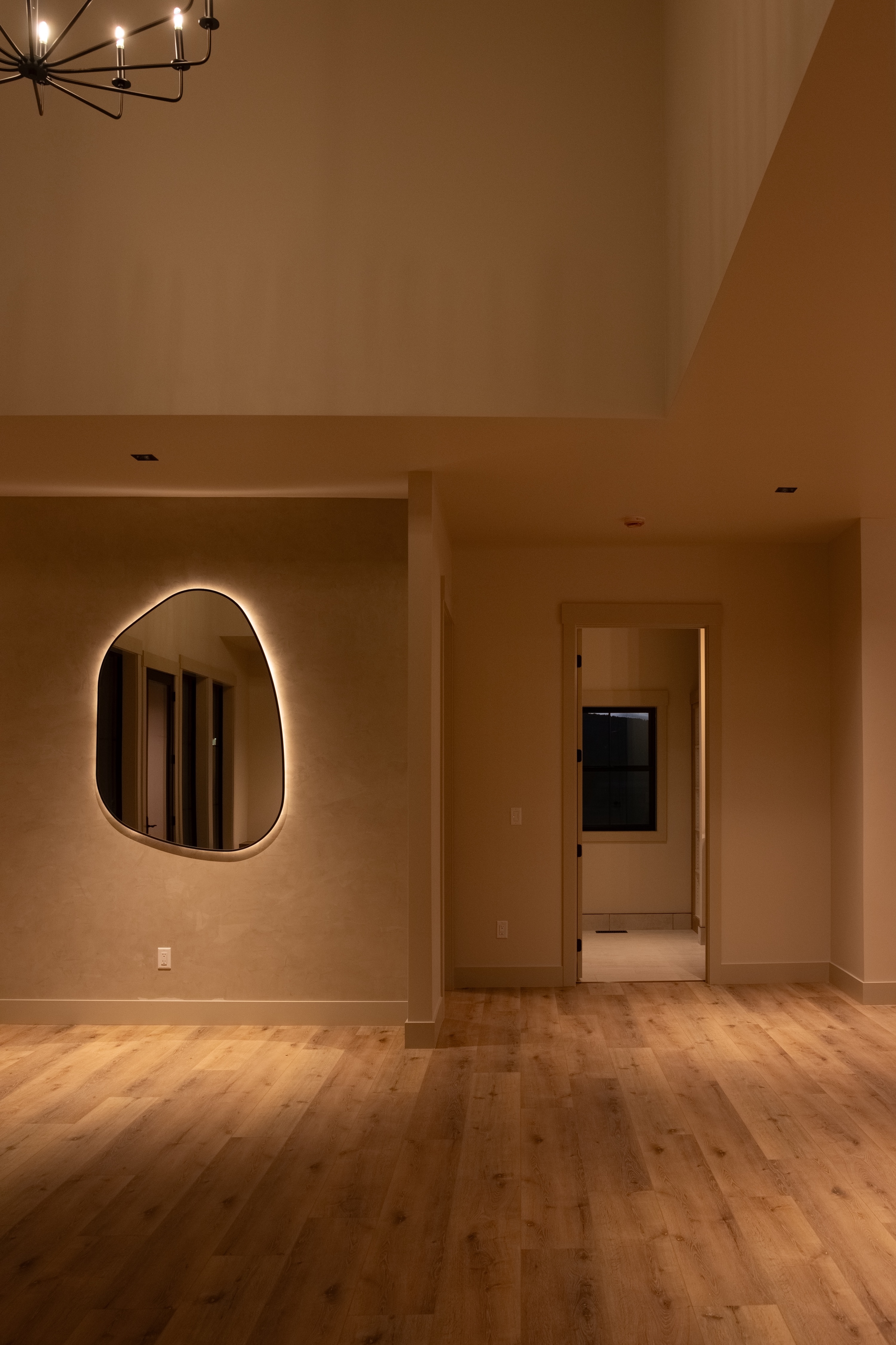 Timber Creek, entryway at night