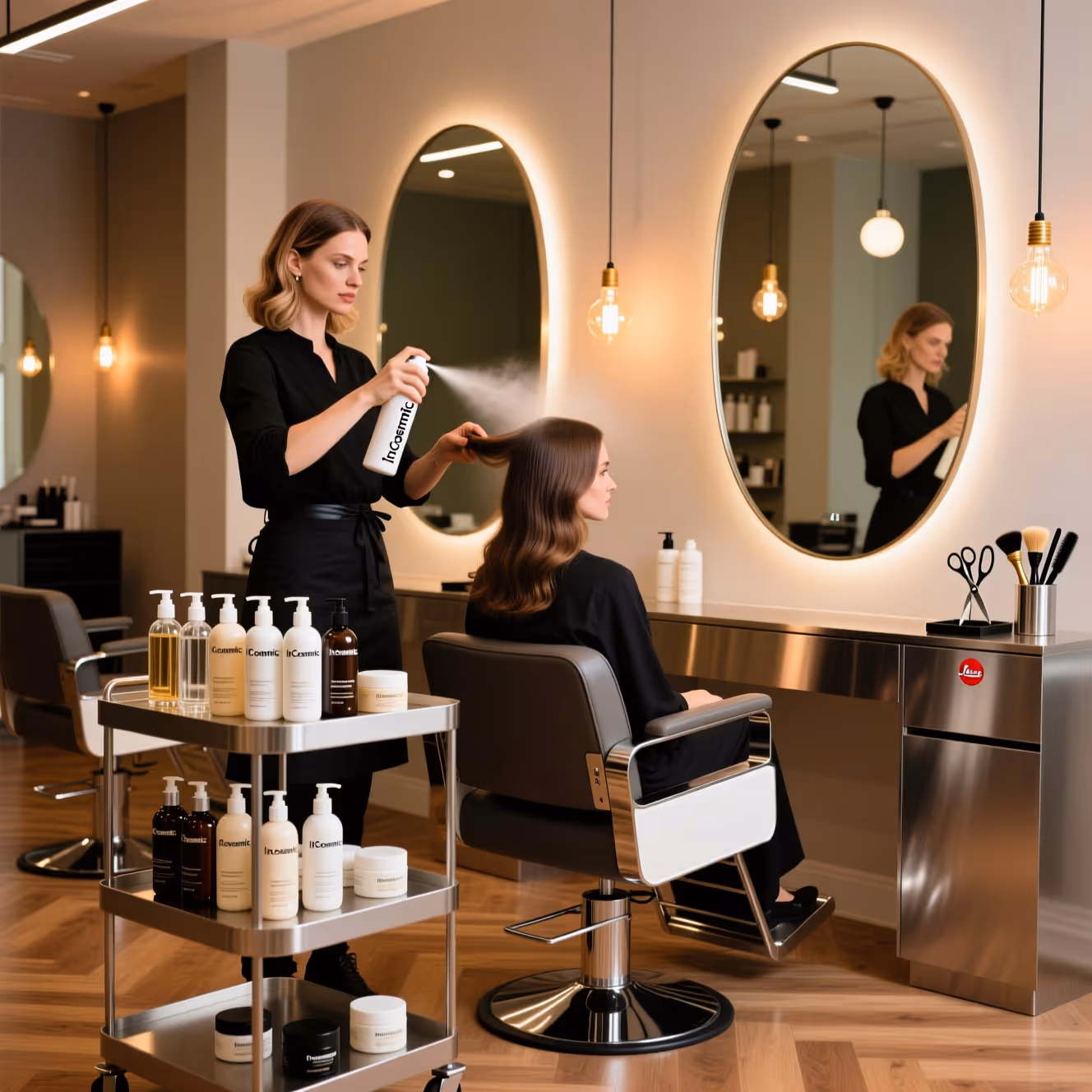 Salon cosmetics oem and private label