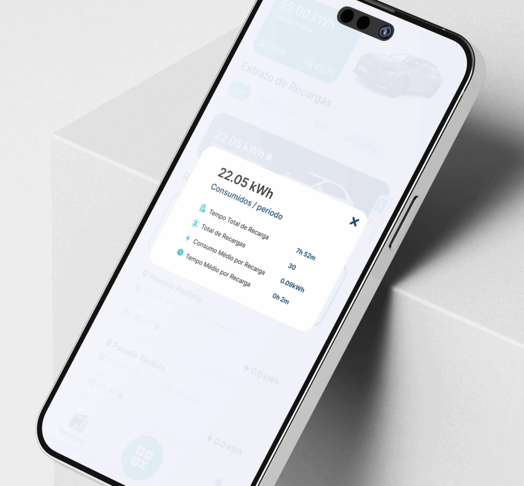 For this project, I completely re-designed Zuuz Mobilidade Elétrica's charging app, taking it from a difficult, unfriendly interface to a modern, streamlined experience.