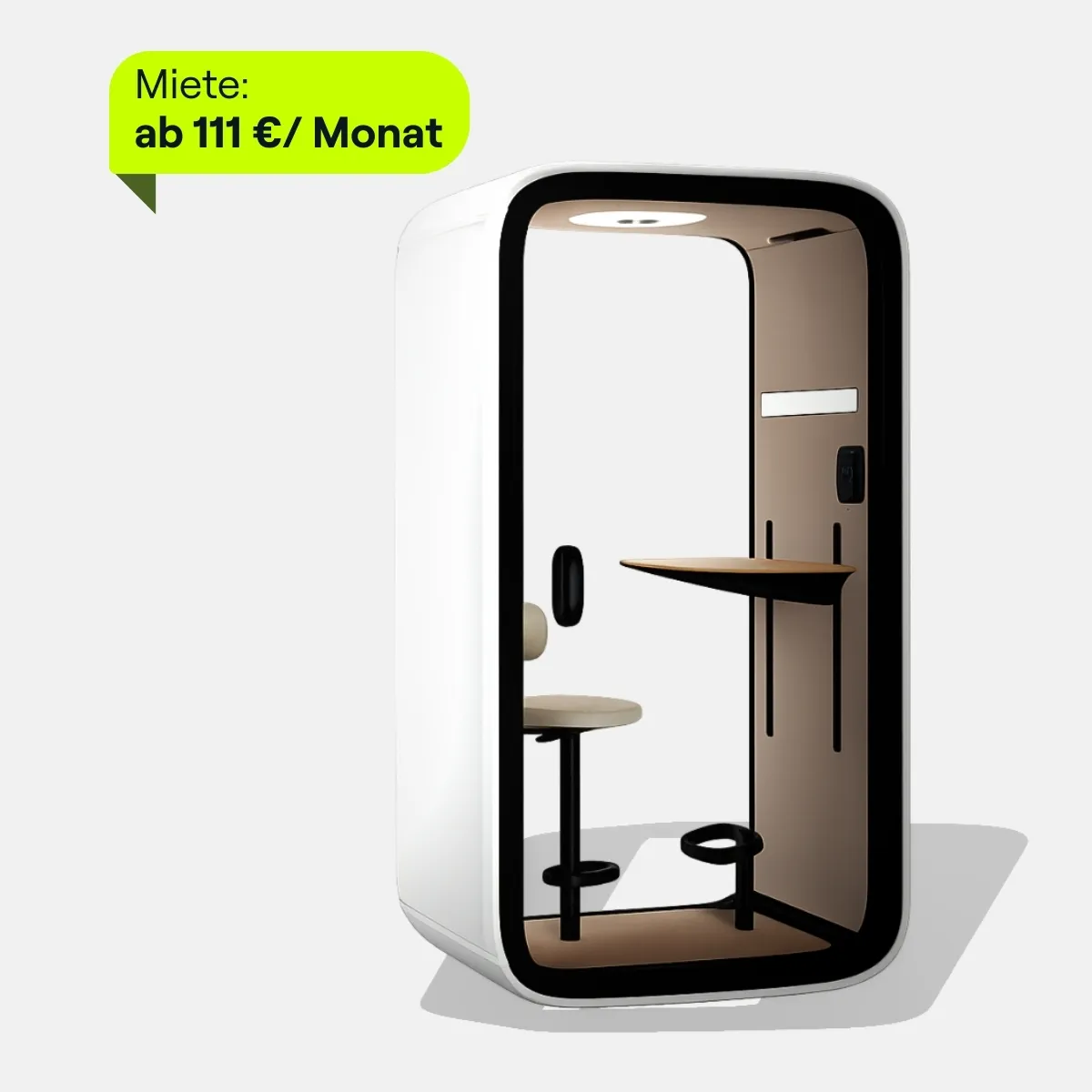 Akustische Telefonbox Framery ONE für ungestörte Gespräche im Büro