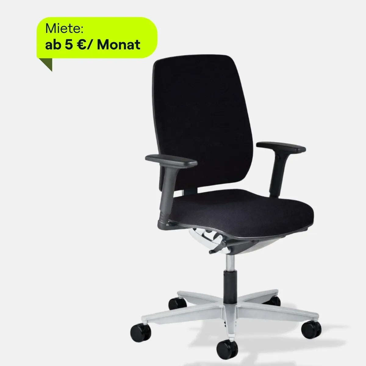 Ergonomischer Bürodrehstuhl Sedus Early Bird in Blau mit Armlehnen und Rollen