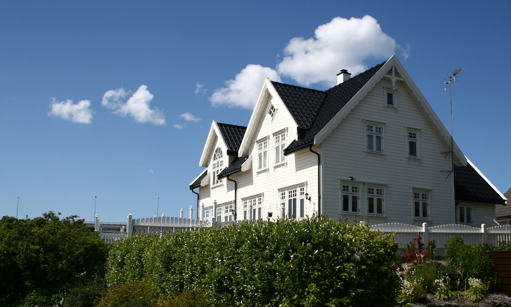 Hus med uthyrningsdel