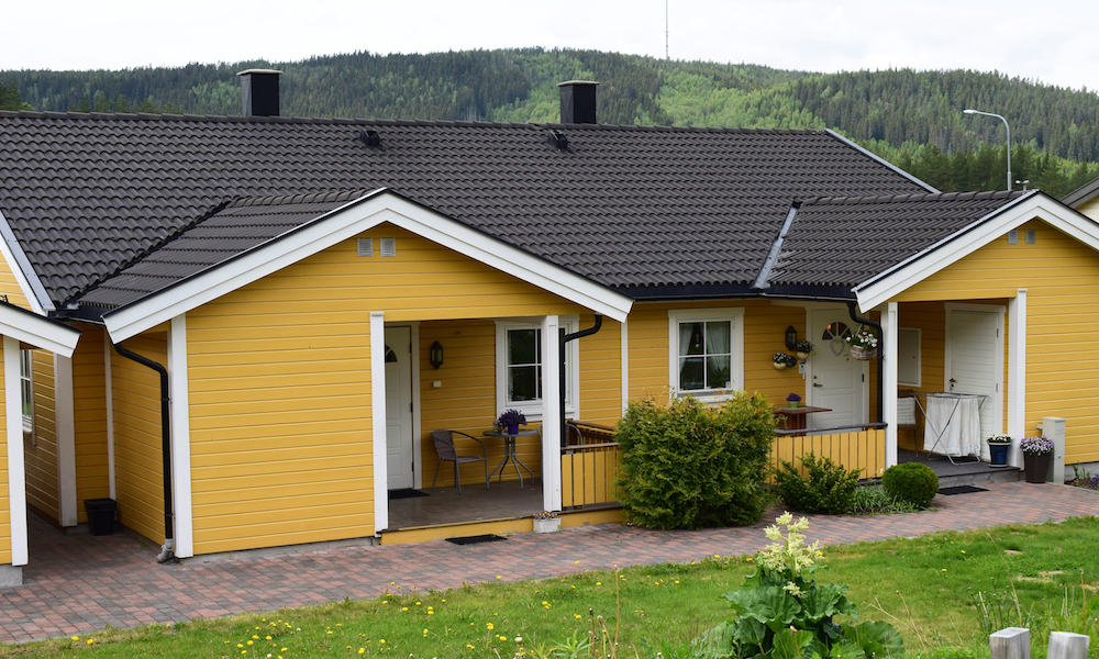 Hus med uthyrningsdel