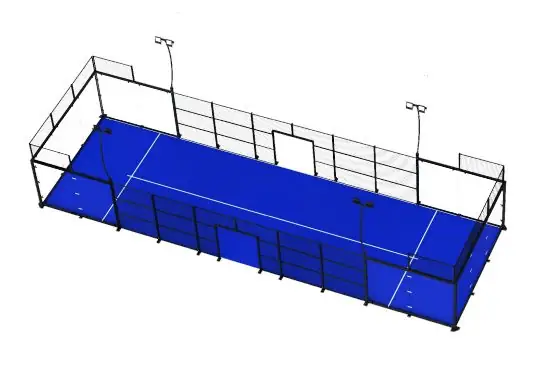 Panoramic Padel Court 20 x 10 m