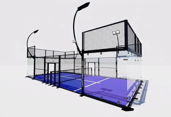 Kinder Padel Court 10 x 5 m