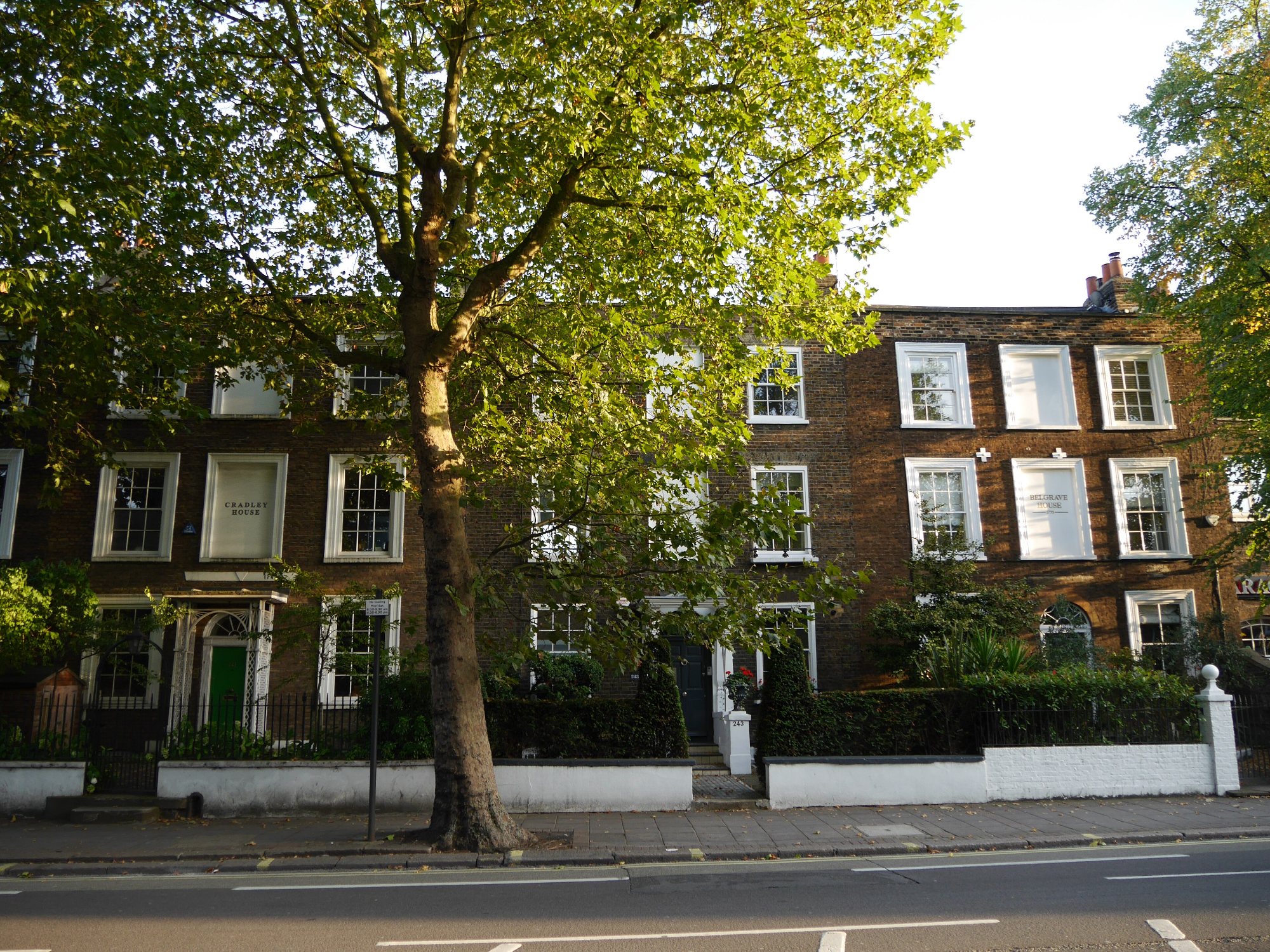 Victorian terraced houses in Fulham