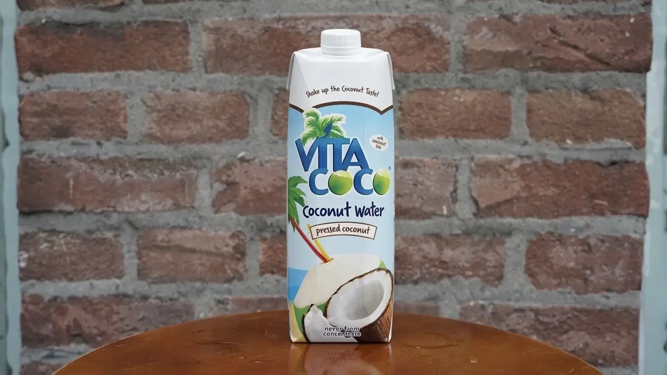 Vita Coco Pressed Coconut — pressed coconut drink available at Mezzave Amsterdam