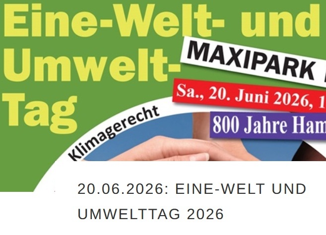 Eine-Welt- und Umwelt-Tag | 20. Juni 2026