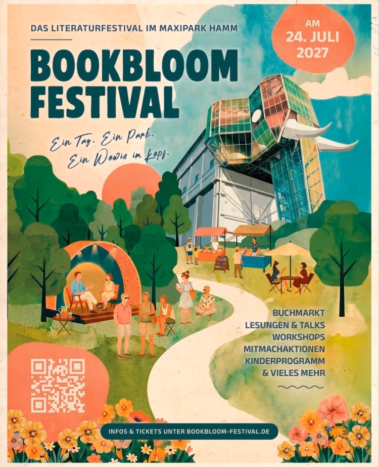 Bookbloom Festival - Ein Tag. Ein Park. Ein Wowie. 