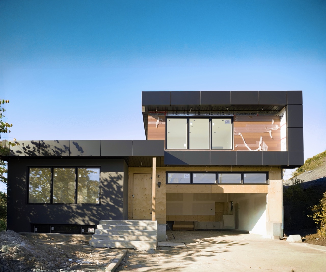 Black Modern Custom Home