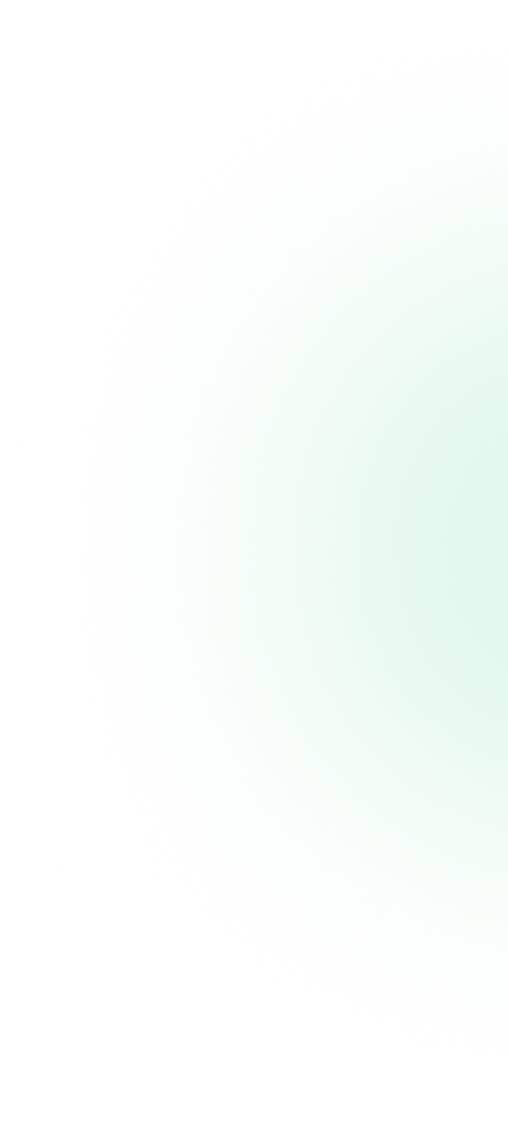 Green circular gradient with an outer white and black grainy border on a transparent background.