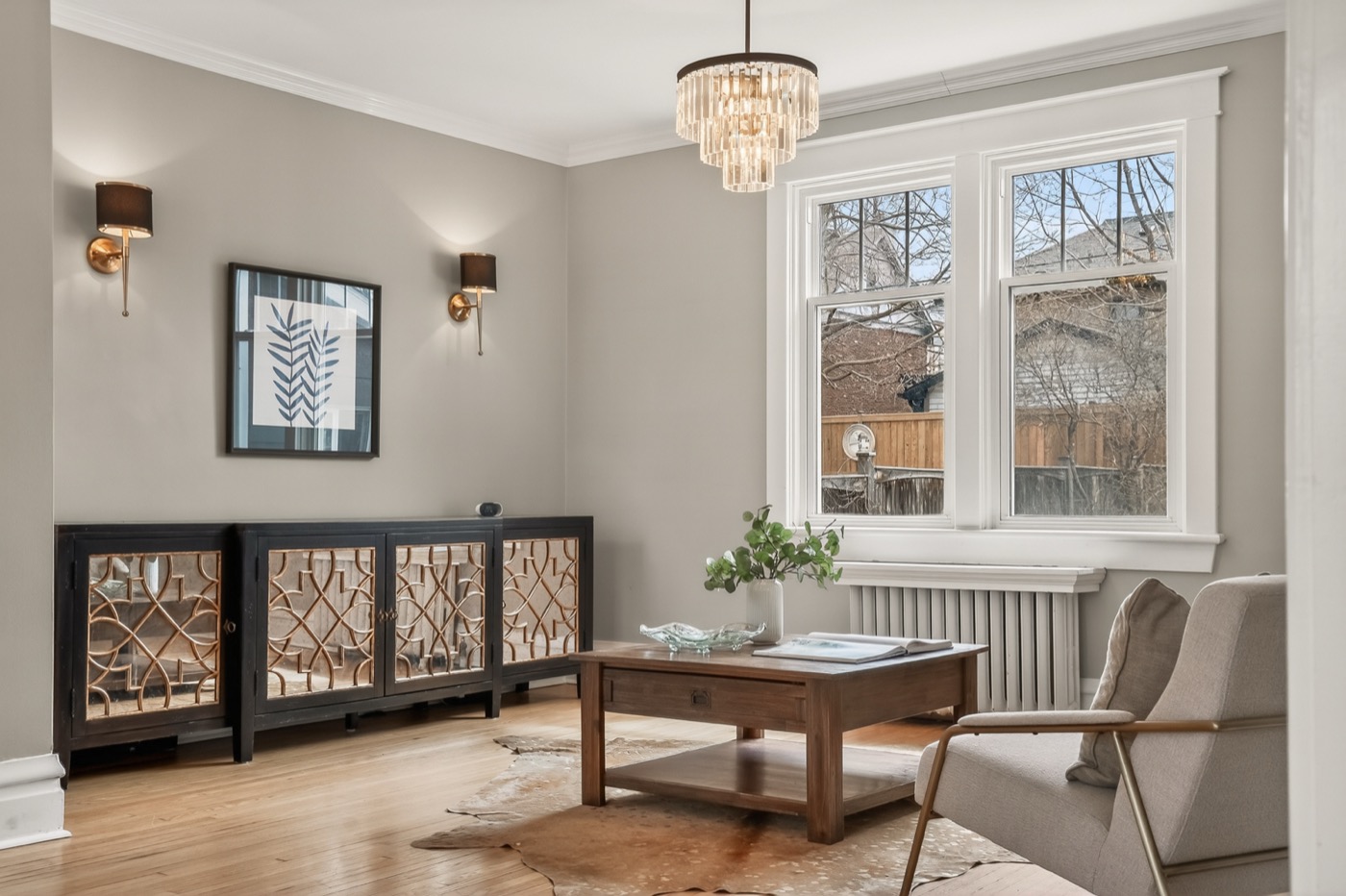 Interior of a Glebe listing, Ottawa
