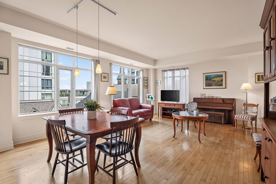 Architectural interior with natural light, Ottawa condo