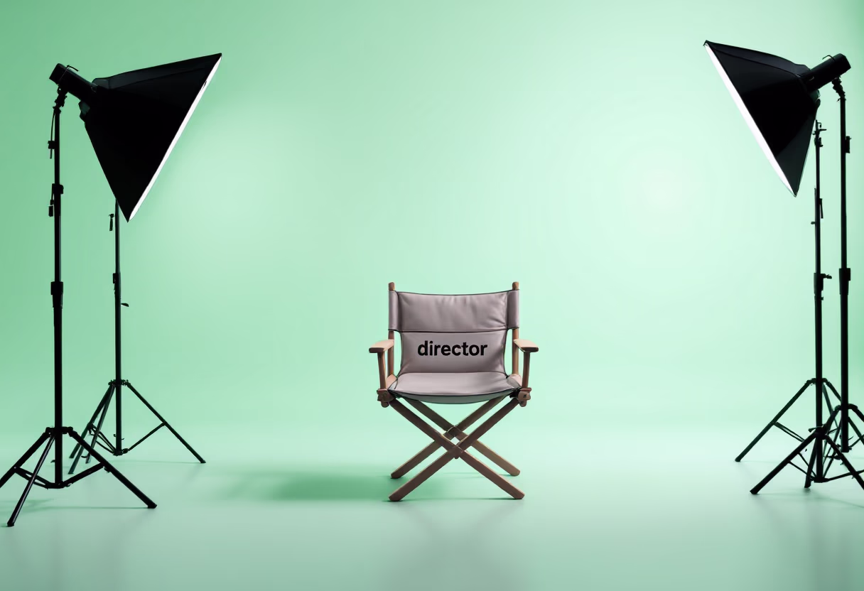 image of an open role on a film set