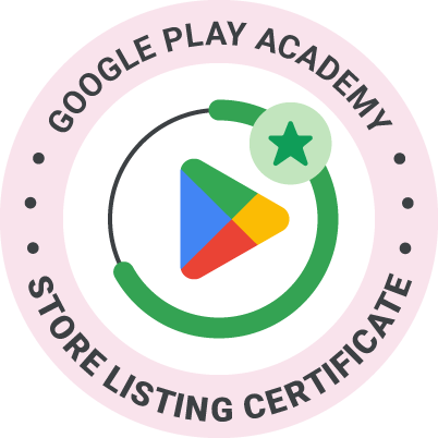 Store Listing Certificate badge