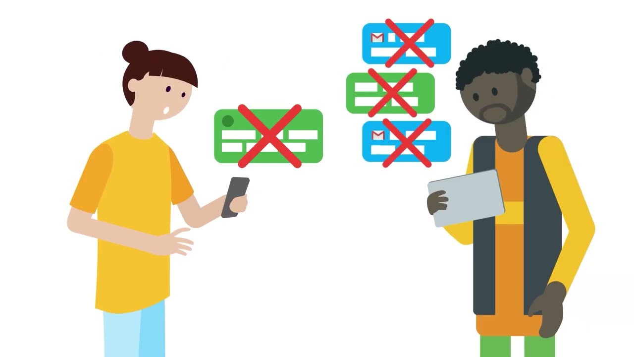 Still from the Google Play Spam policy explainer video
