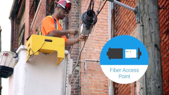 Still from the Google Fiber network buildout explainer video