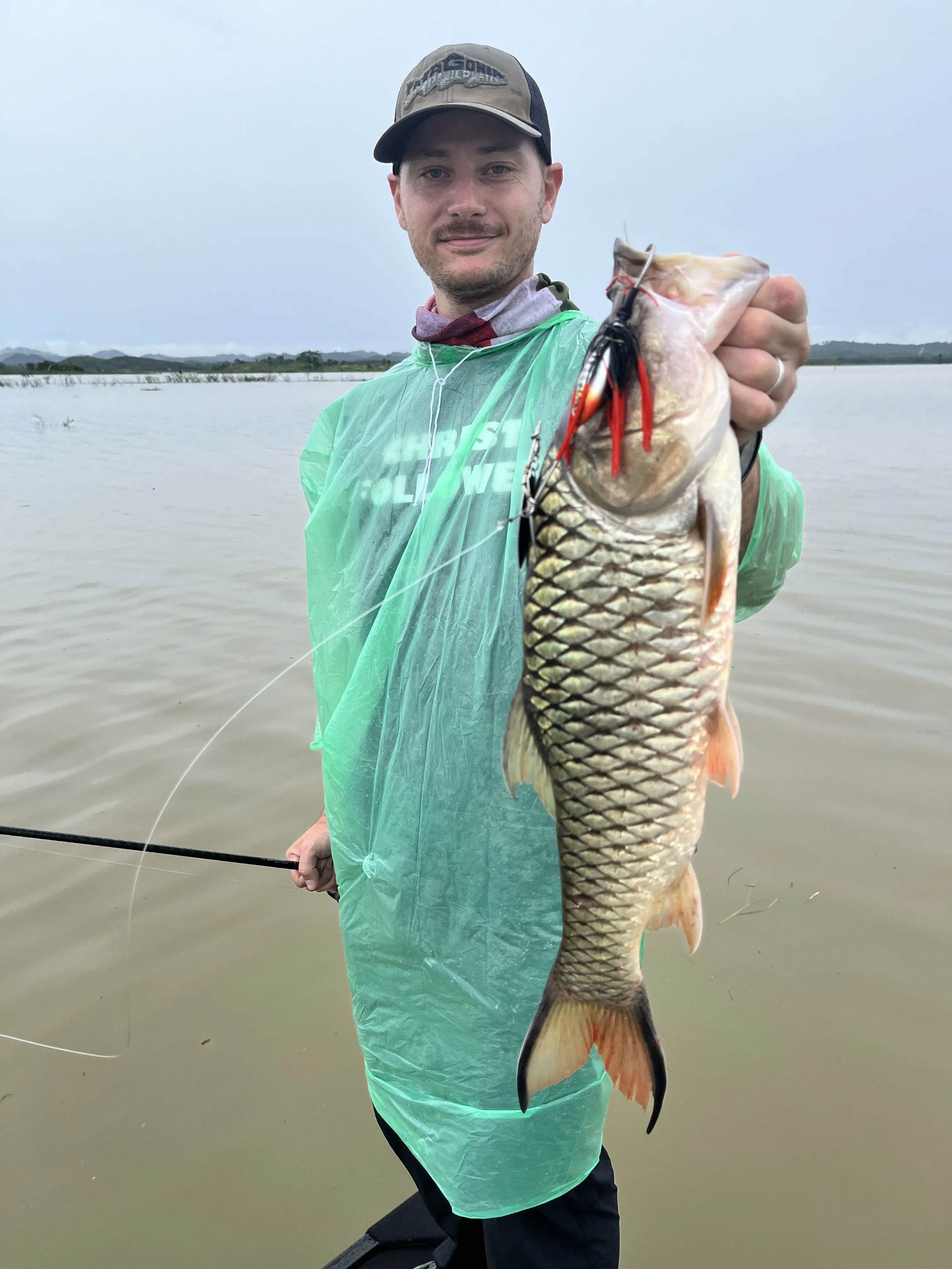 Pla Kasop caught unexpectedly while targeting a giant snakehead fryball