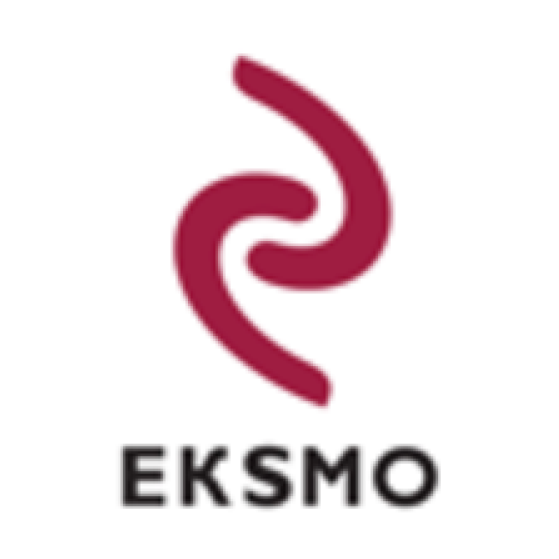 Eksmo company logo with a stylized red emblem above the black text 'EKSMO'.