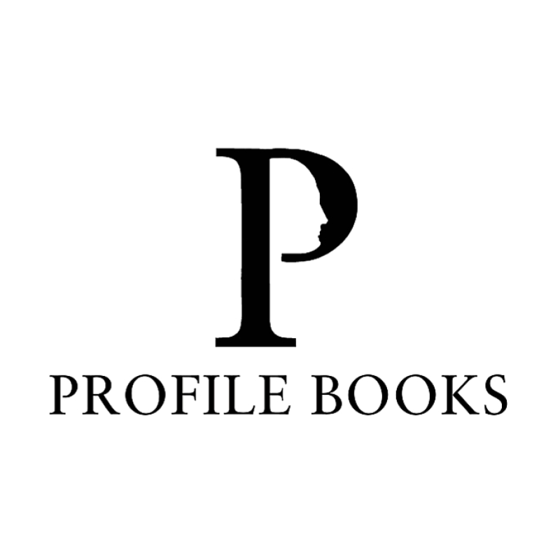 Profile Books logo with a stylized letter P featuring a human profile silhouette inside the curve.