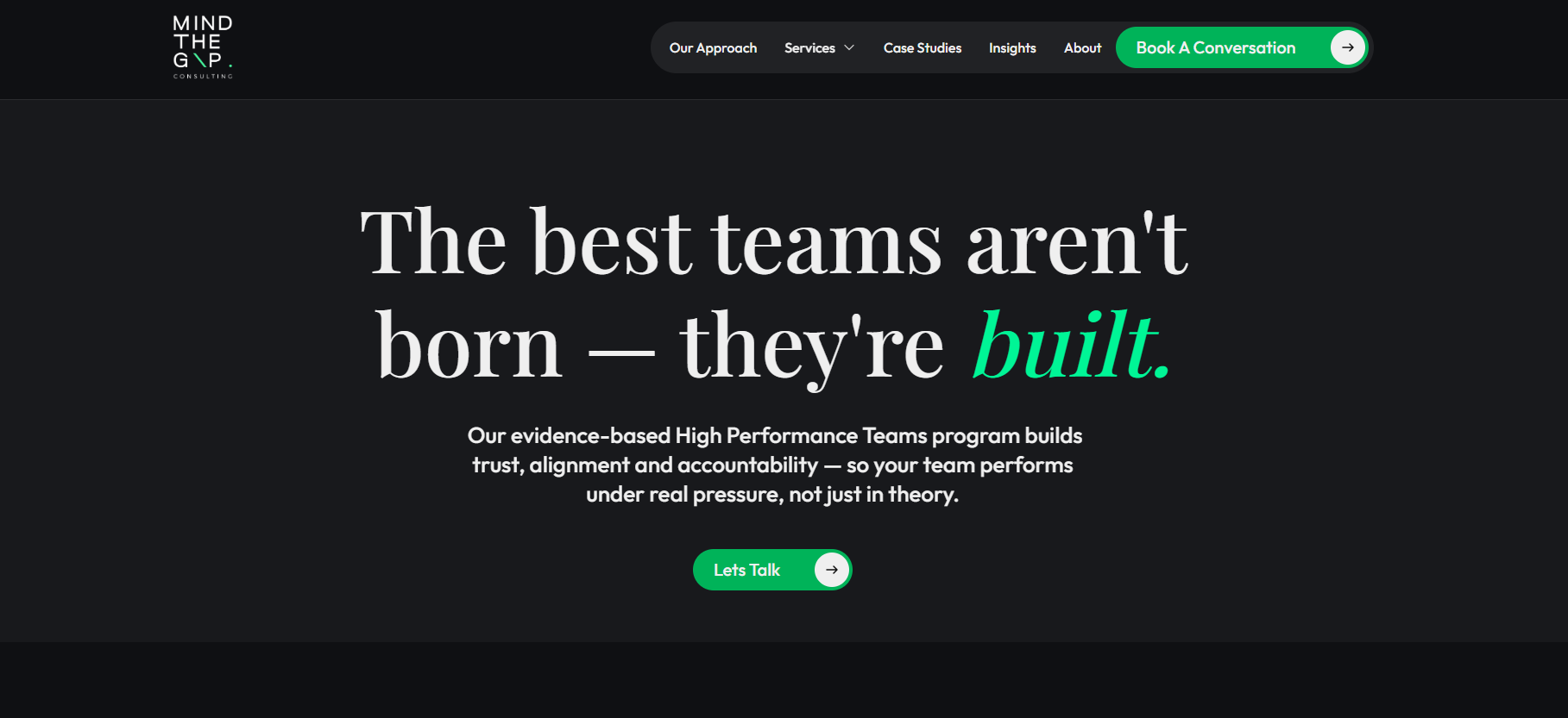 High Performance Teams