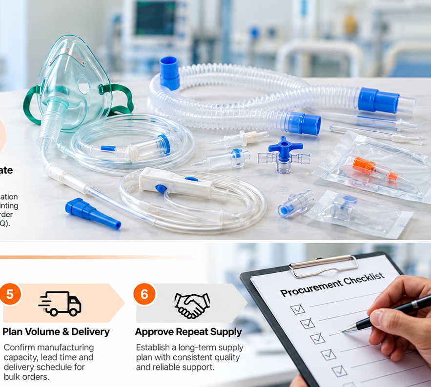Medical consumables procurement visual for hospital and distributor bulk sourcing