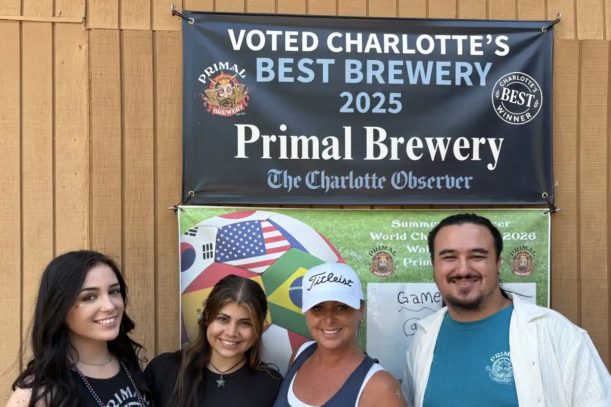 Sign for Primal Brewery