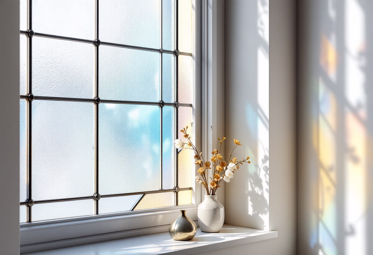 image of stained glass windows for a church & cathedral