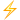 Yellow lightning bolt icon.