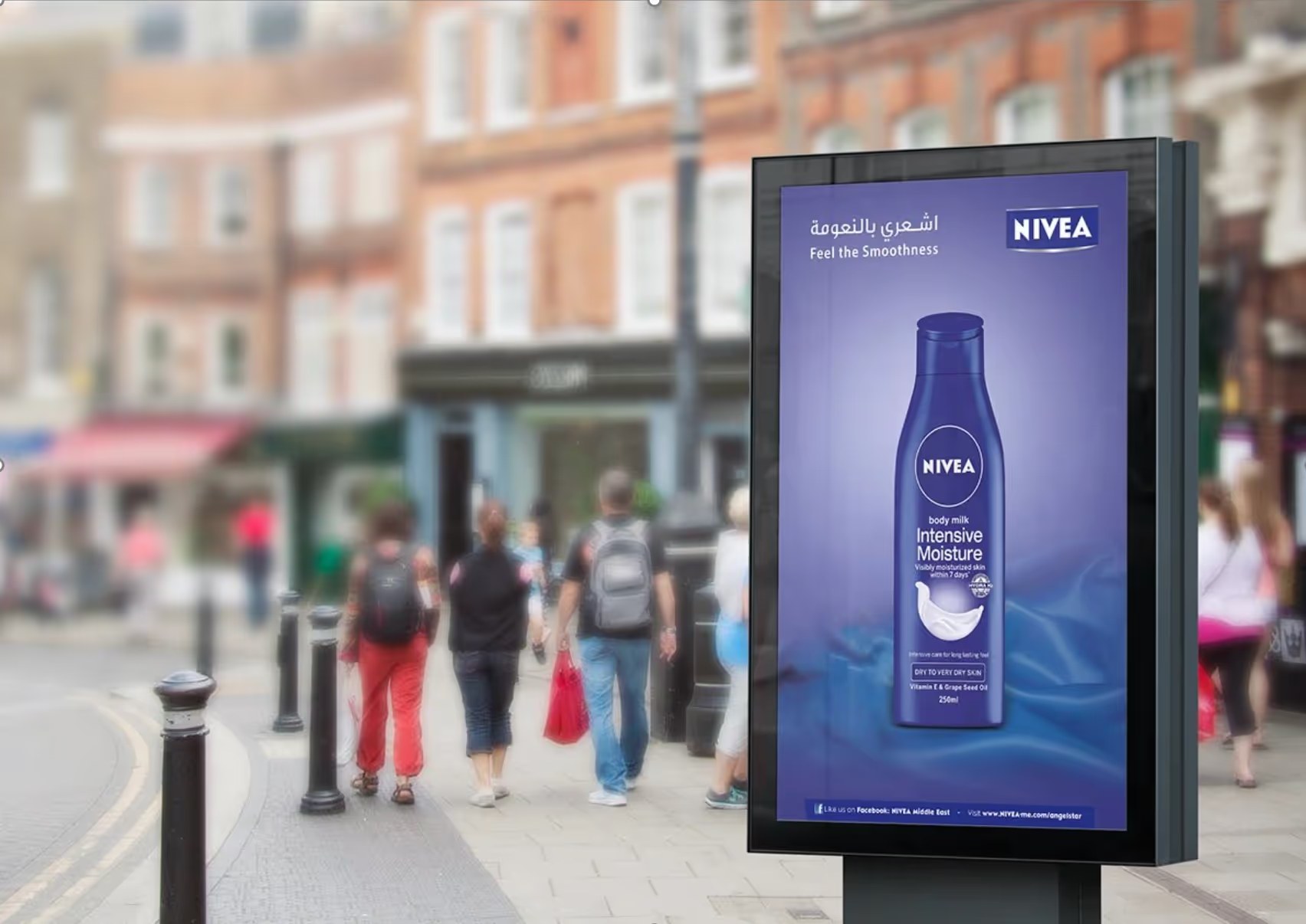 NIVEA Cellular Epigenetics Serum OOH to mobile footfall campaign